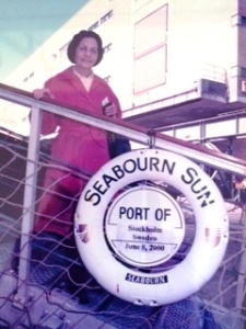 Sue Paul on cruise ship